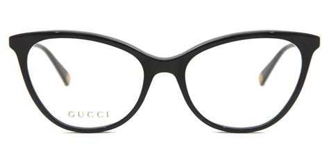 Gucci GG1079O 001 Eyeglasses in Shiny Black.